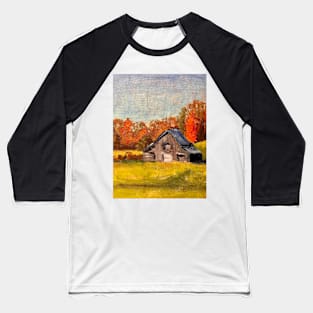 Barn in Autumn Baseball T-Shirt